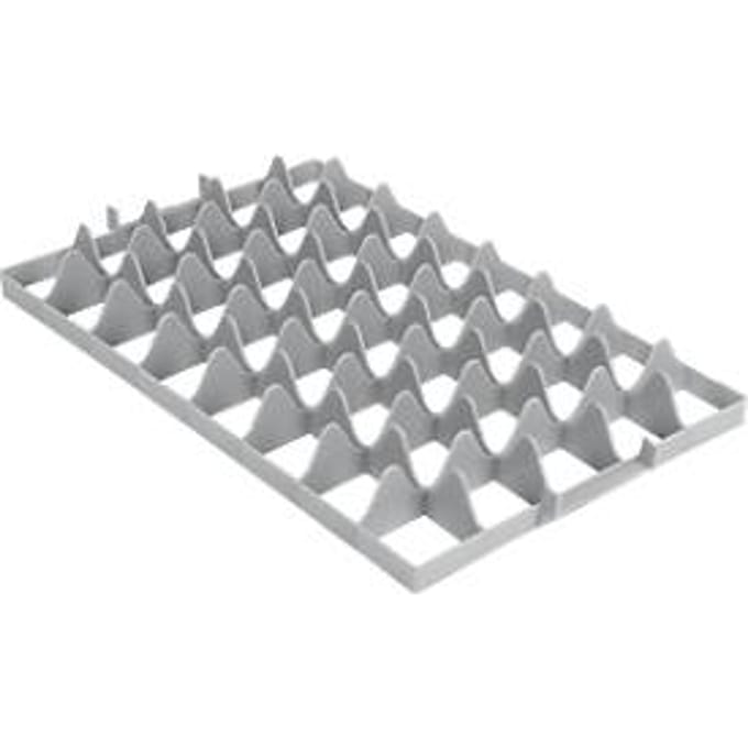 Vakindeling FW 1193-2 boven, PE-HD, grijs