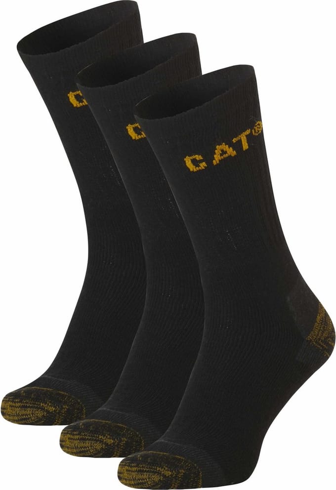 CAT Premium Werksokken Caterpillar Zwart - 3 paar - Maat 47-50