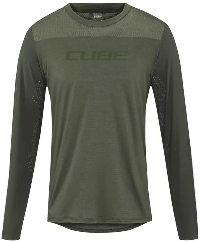Cube Pro Tm Langarm Enduro Trui Groen L Man