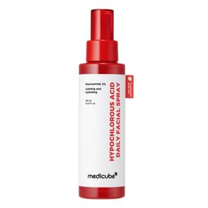 medicube Power Soothing Spray 125ml – Hypochlorous Acid Face Mist voor Gezicht & Huid – Kalmerende Gezichtsspray voor Gevoelige Huid & Post-Sun Care - Korean Skincare