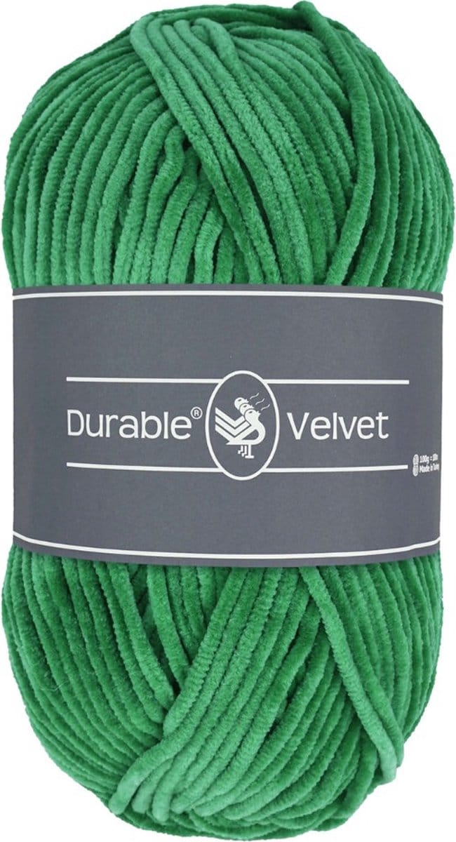 Durable Velvet - 2133 dark mint green - Chenille Garen