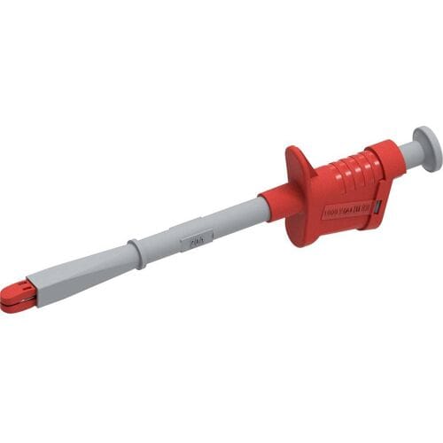 Electro PJP 6009-IEC-CD1-R Grijpklem Krokodilklem CAT III 1000 V Rood