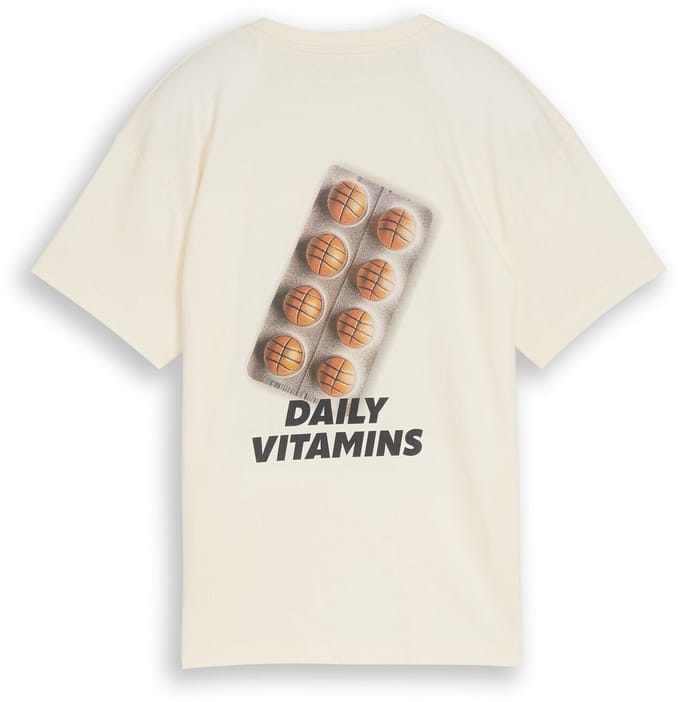 Tom Tailor - Oversized T-shirt met fotoprint - Maat 164 - Wool White