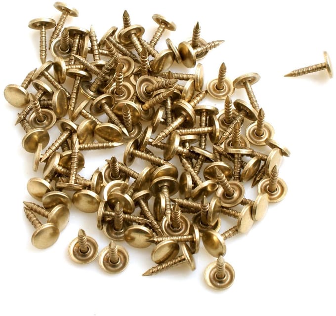 Allecto - Wallpaper Patroon Spijkers - 100 Stuks - Messing - Voor