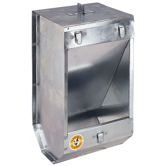 Metalen konijnenvoerbak 1 compartiment Chick'A