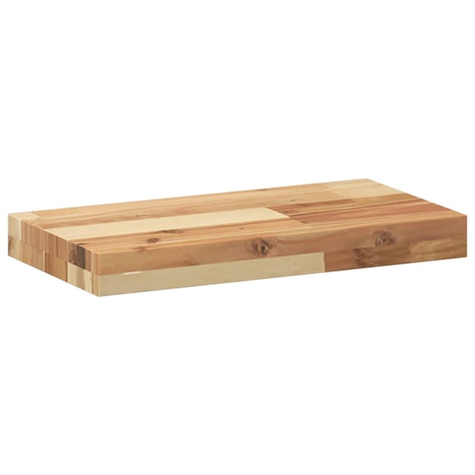 vidaXL - Wandschap - zwevend - olieafwerking - 40x20x4 - cm - massief - acaciahout