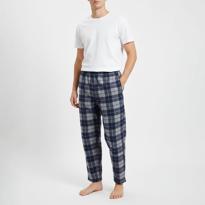 GIANVAGLIA® Basic Heren Pyjamabroek 752 - Maat - XXL - Grijs