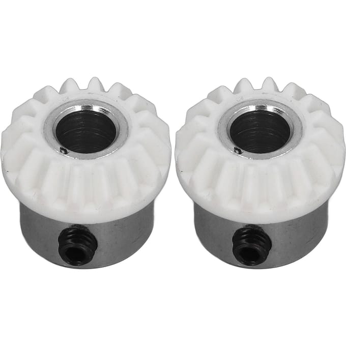 2 Stuks Verticale Bovenas Tandwiel 155819 Vervanging voor Multifunctionele Huishoudelijke Naaimachine Accessoires met 2 Schroeven white