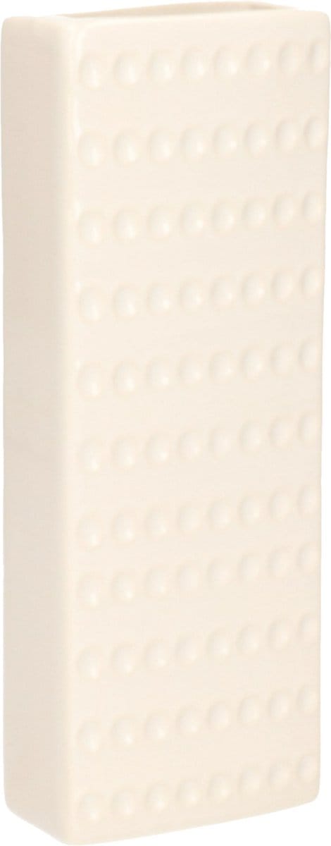 Gerimport Waterverdamper - keramiek - 400 ml - radiatorbak - wit - 7,4 x 18,6 cm