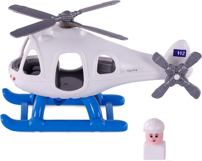 Cavallino Toys - Police Helicopter with Playing Figure 29.5cm