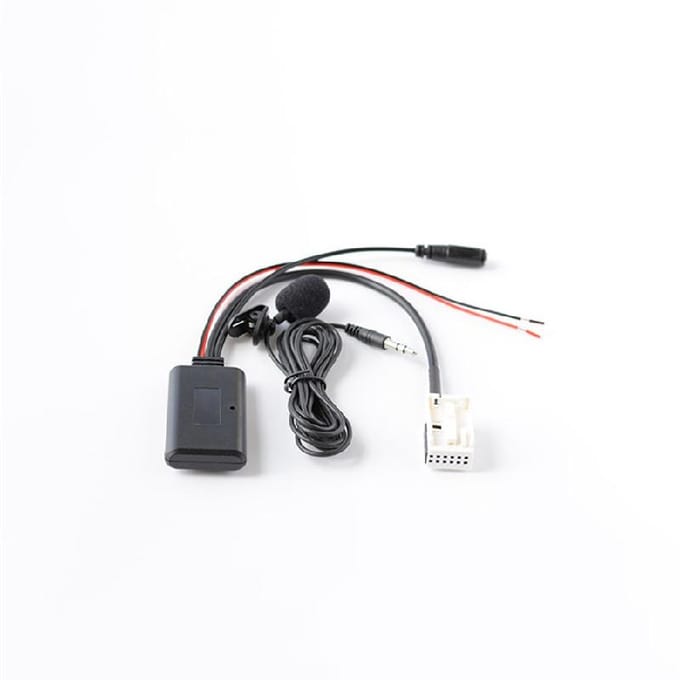 Voor Mercedes Benz W169 W245 W203 W209 W164 Bluetooth Aux-kabeladapter met microfoon gray