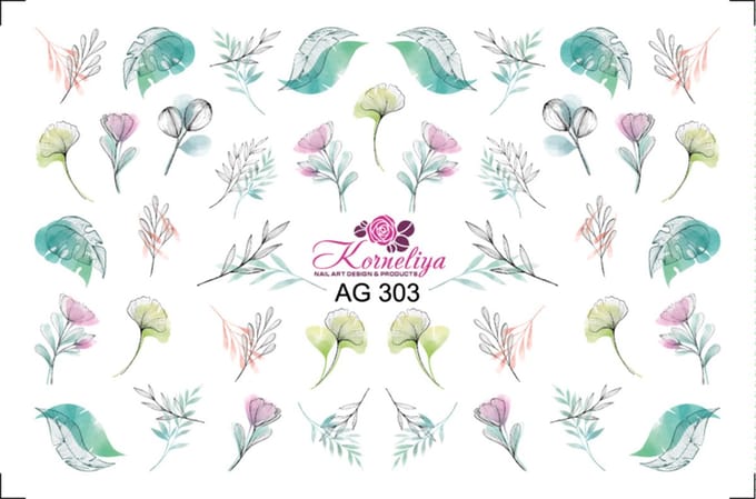 Korneliya Airbrush Waterdecal AG 303