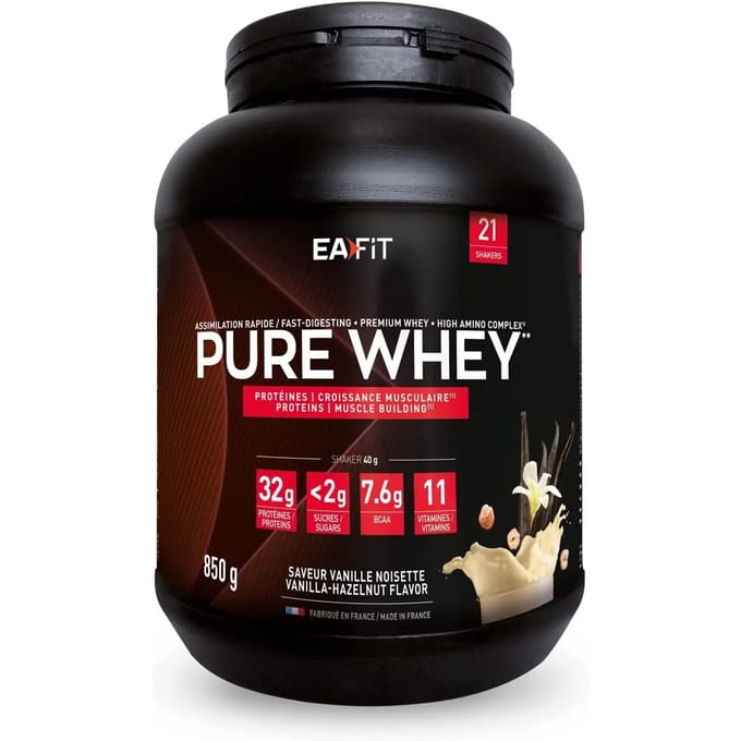 Eiwit EA Fit Pure Whey Vanille Noisette