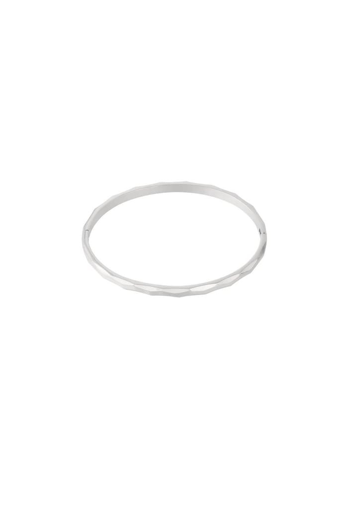 Bijoutheek Armband (Sieraad) Bangle Geometrisch Casual Zilver