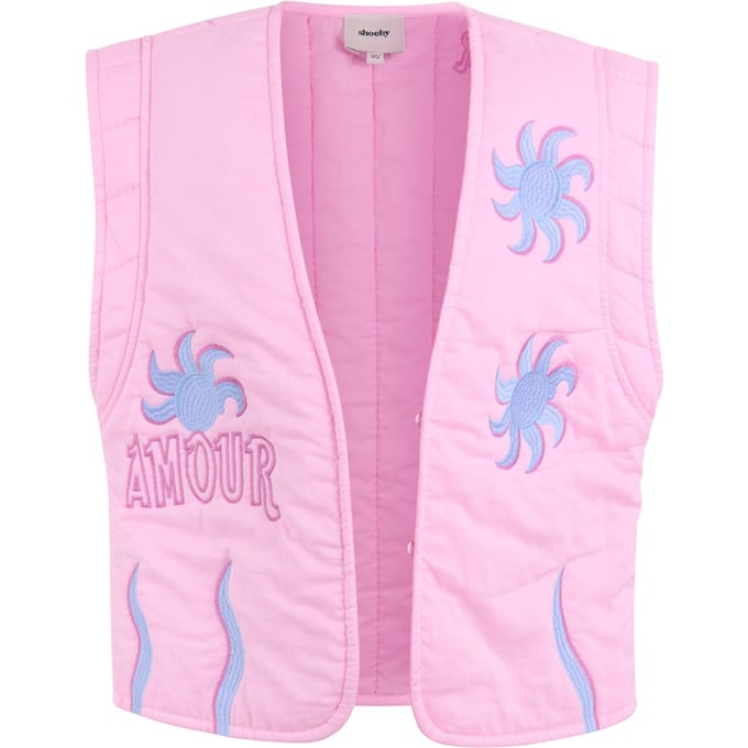 Shoeby Gaa-sbsleeveless Sun Gilet Lightpink Maat: 146/152 | Jassen Outlet | kids | Roze