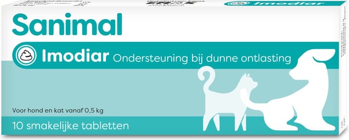 Sanimal Imodiar - Supplement - Spijsvertering - 10 tab