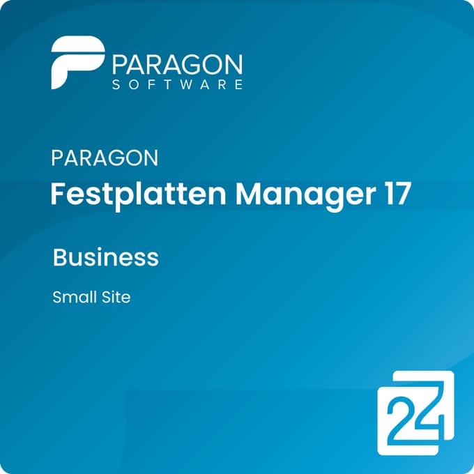 Paragon Festplatten Manager 17 Business Small Site 1 Jaar