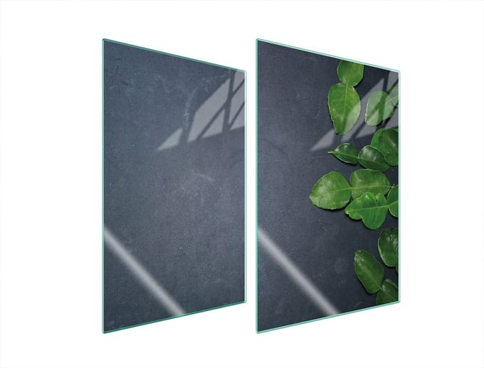 TMK ArtDeko - Snijplank - Glas - Zwart - Veilig