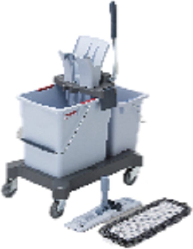 Vileda UltraSpeed Pro rolemmer Starterkit Double Bucket - 2 emmers 25+8 liter met pers