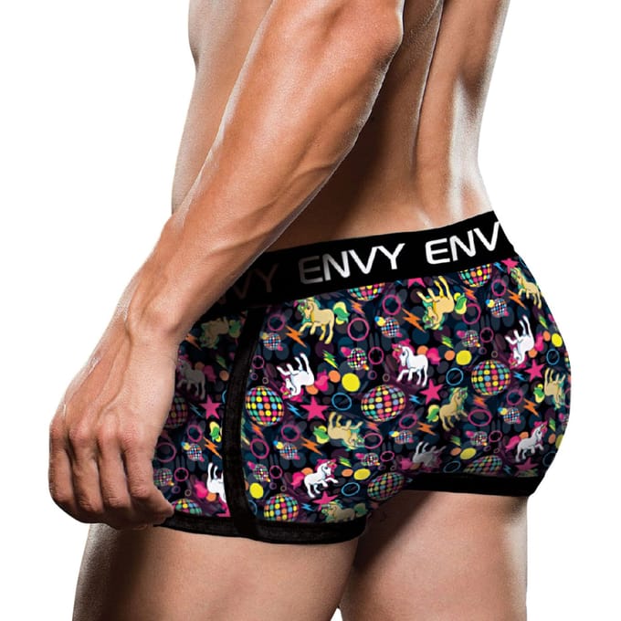 Boxershort met disco eenhoorn print Envy - - L/XL