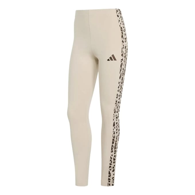 Dierenprint legging voor dames adidas Essentials 3-Stripes