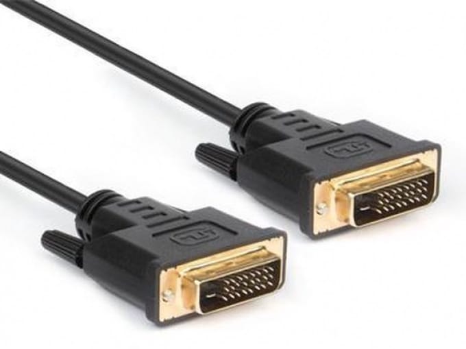 Hamlet XVCDVI180 DVI kabel 1,8 m Zwart