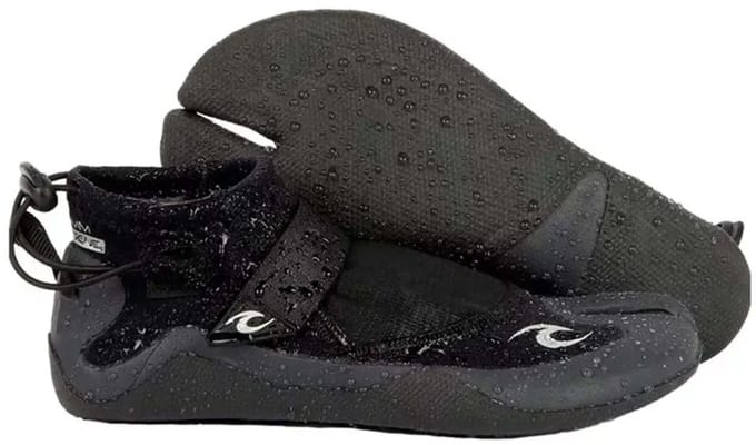 2025 Rip Curl Reefer 1.5mm Split Toe Wetsuit Schoenen Wbo1at - Zwart /