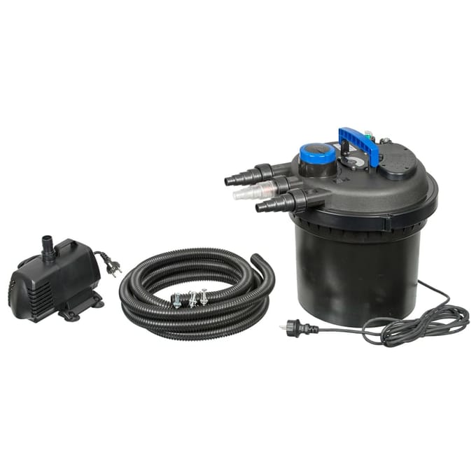 Filtre pression - UBBINK - BioPressure II 10000 PlusSet - Avec pompe Xtra 3900 - UVC 11W intégré - Pour bassins 6000-10000 L