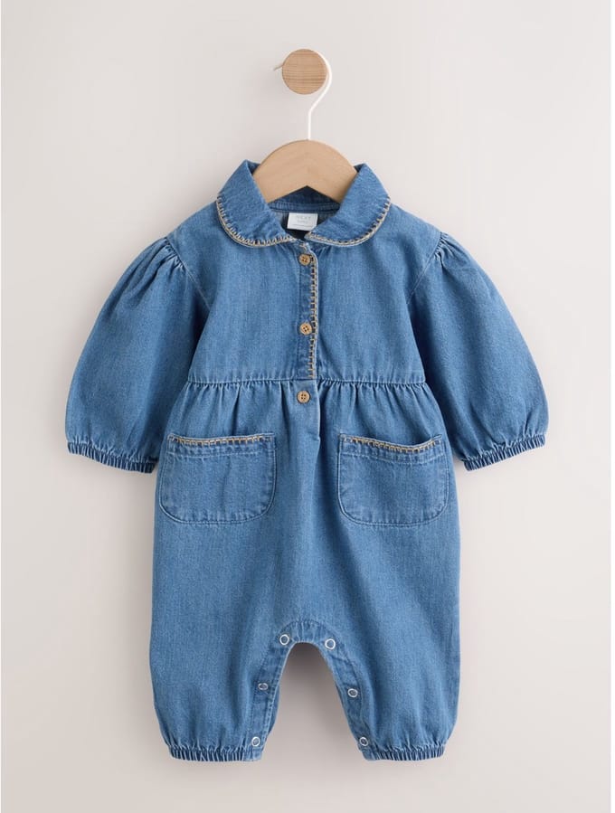 Next - Meisjes - Babyrompertje - Blauw