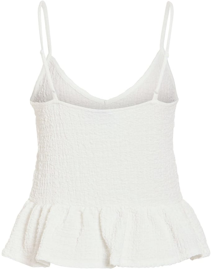 VILA - VILINDAU V-NECK SINGLET SHORT TOP - Dames - Blouses