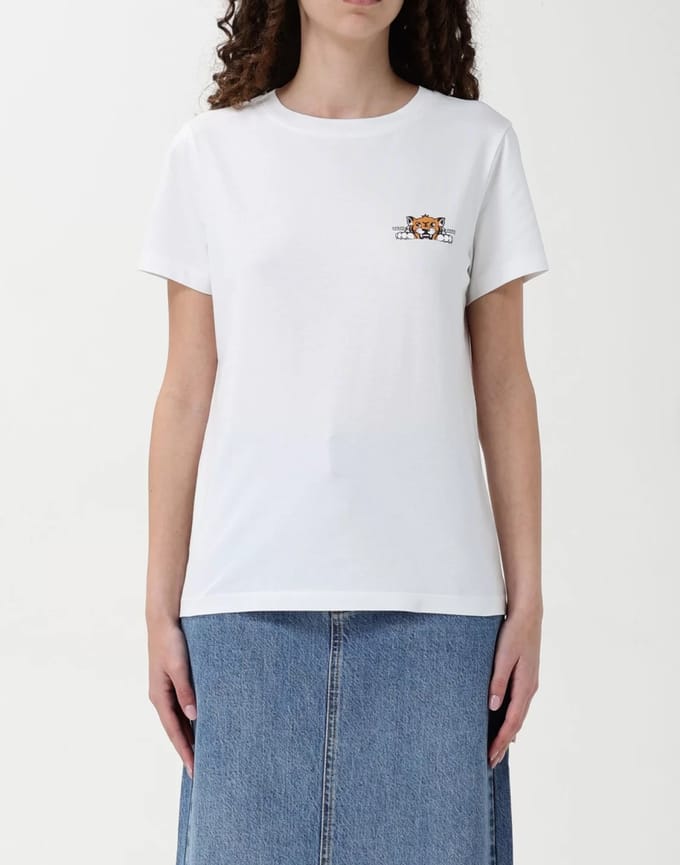 T-shirt met Happy Tiger-logo