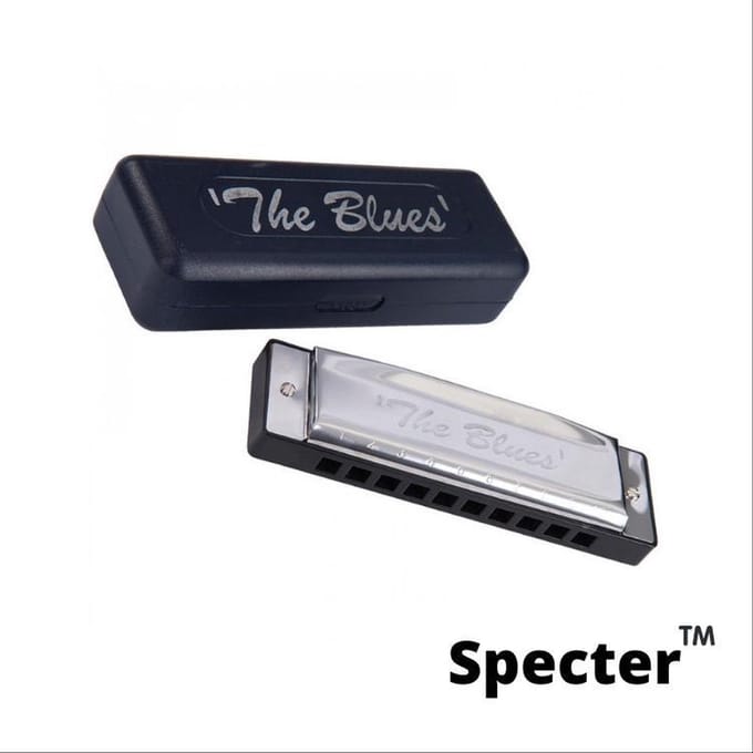 Specter Blues Professionele Mondharmonica Voor Volwassenen In Toonsoort E