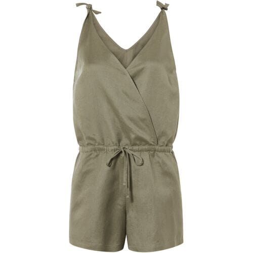 ESMARA Korte dames jumpsuit (Olijfgroen, 36)