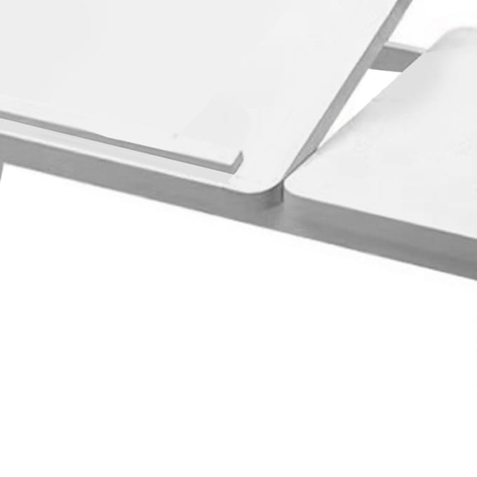 Opklapbare Bedtafel Multifunctioneel Bureau met Bekerhouder Lift Top Laptoptabel voor Thuis white