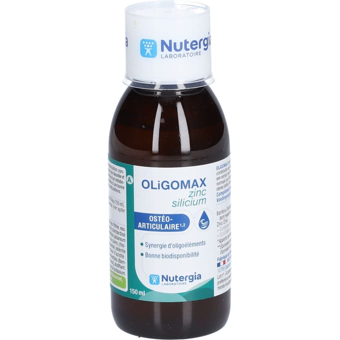 Nutergia Oligomax Zink - Silicium 150 Oplossing