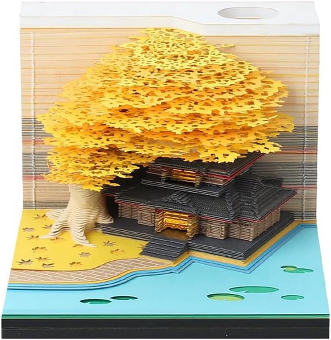 3D Notitieblok Vlieger met Displaydoos - Magische Pop-up Tafeldecoratie