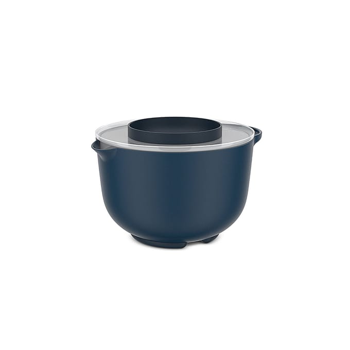 Mepal Beslagkom met spatdeksel Chef it - 3 l - Schaal - Magnetron- en vaatwasmachinebestendig - Bakspullen - Navy
