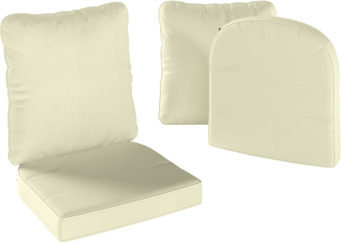 Outsunny-Set kussens voor buitenstoelen-Polyester-51x20x52cm-Room