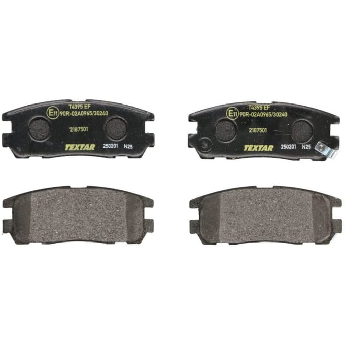 Remblokset TEXTAR 2187501, achter