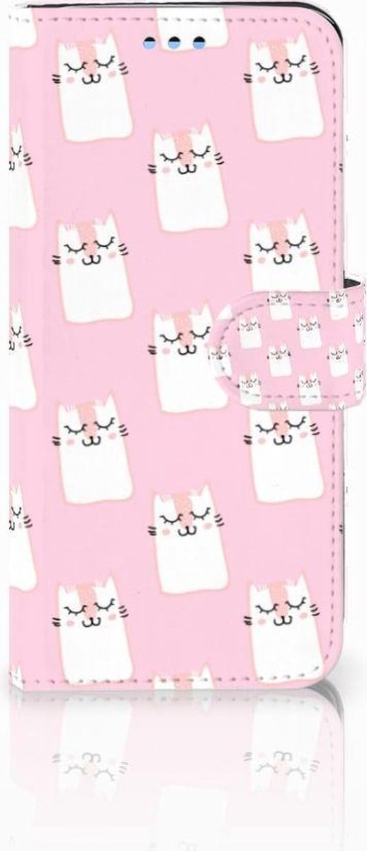 Samsung Galaxy S9 Telefoonhoesje met Pasjes Sleeping Cats