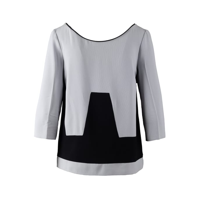 Prada Color Block Top - jaren '10
