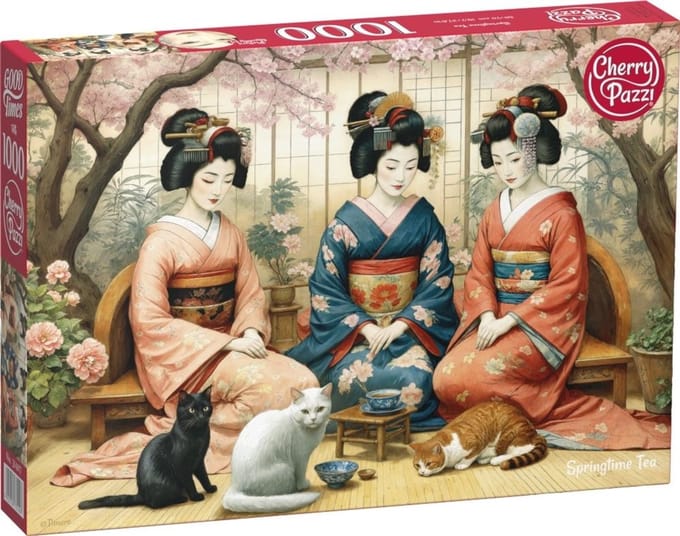 Springtime Tea Puzzel 1000 Stukjes
