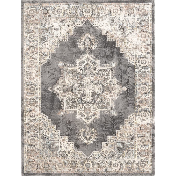 Binnen- en buitenkleed Torino grijs  60x100 cm