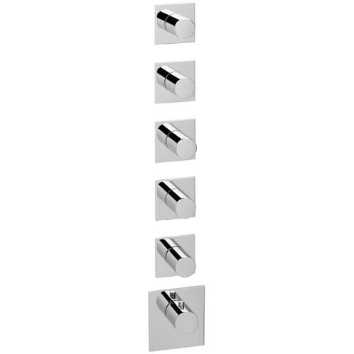 Herzbach LOGIC XL 5 colour set for universal thermostat module 11.525010.1.01