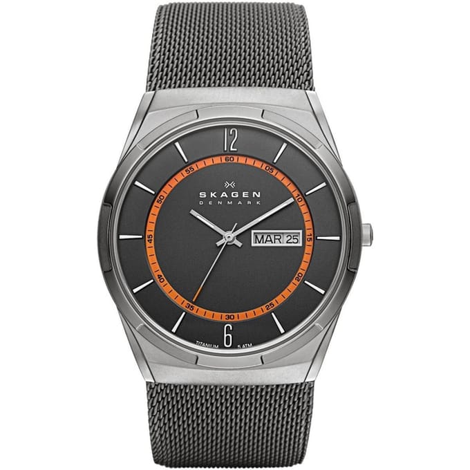 Skagen Melbye SKW6007 Herenhorloge 40 mm - Grijs