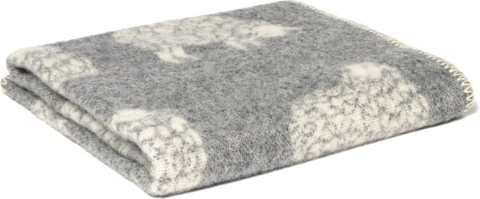 WOOOL Wollen Babydeken - SHEEP Mima (Grijs) - 65x90cm - Ledikant