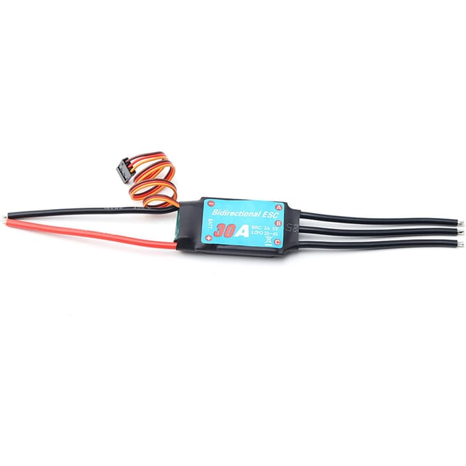 60A borstelloze ESC bidirectionele elektronische snelheidsregelaar voor RC-auto, boot, afstandsbediening, schip 30A