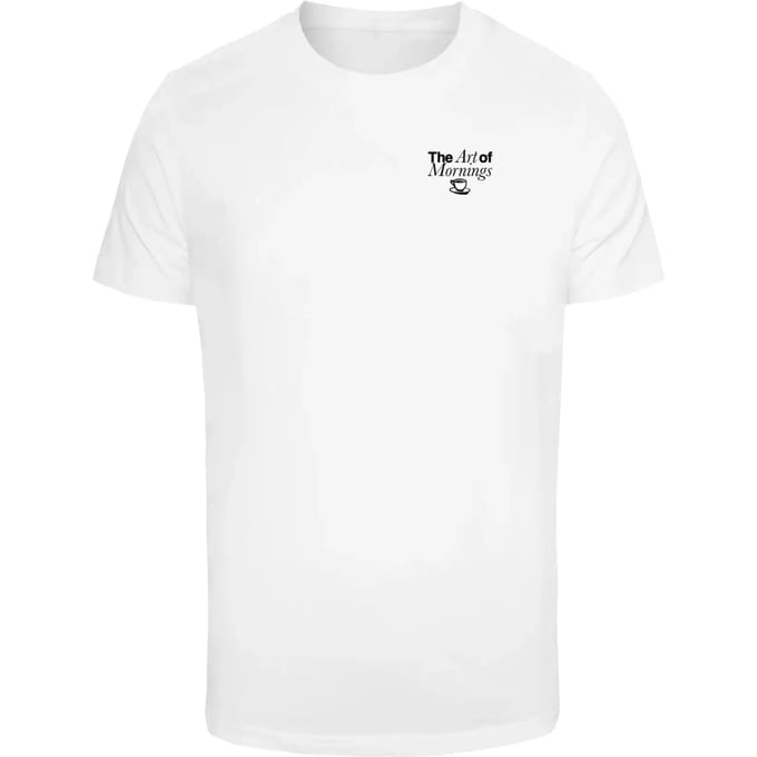 Mister Tee - The Art Of Mornings Heren Tshirt - S - Wit