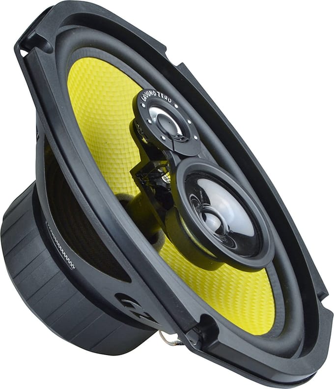 Ground Zero GZTF 69X - Autospeakers - 15x23 Cm - 3-Weg Coaxiale Auto Speaker Set - 190W