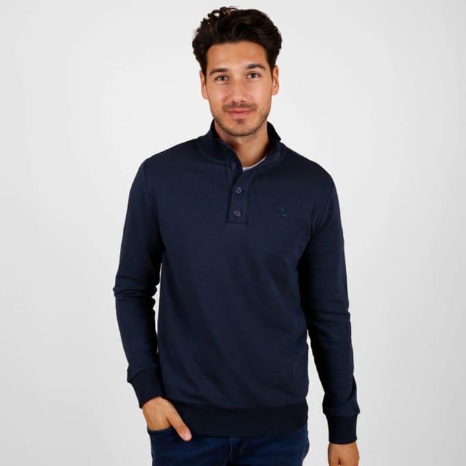 Heren Trui Plaatsluis - Donkerblauw